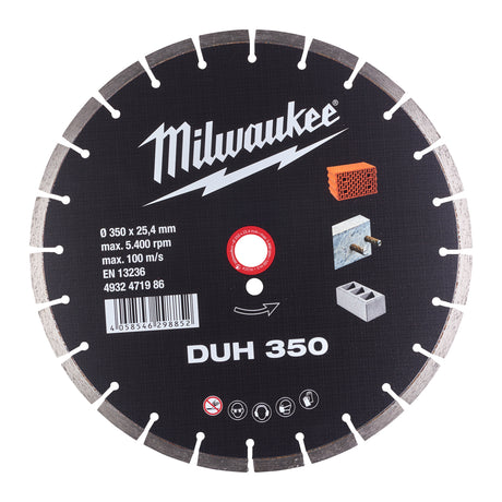 Milwaukee Diamanttrennscheibe DUH 4932471986 roteswerkzeug