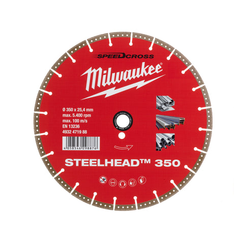 Milwaukee Diamanttrennscheibe DH STEELHEAD 4932471988 roteswerkzeug