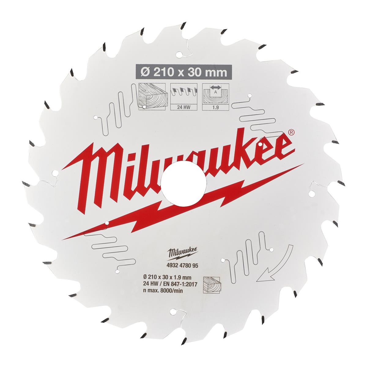 Lame de scie circulaire Milwaukee 4932478095