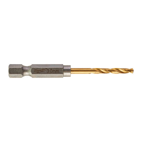 Milwaukee Metallbohrer HSS-G TiN RED HEX 3.0x23mm SHOCKWAVE 4932478176 roteswerkzeug