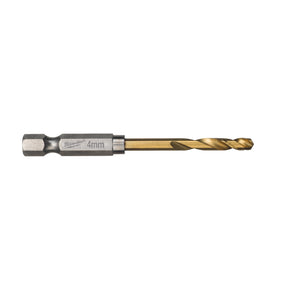 Milwaukee Metallbohrer HSS-G TiN RED HEX 4.0x26mm SHOCKWAVE 4932478178 roteswerkzeug