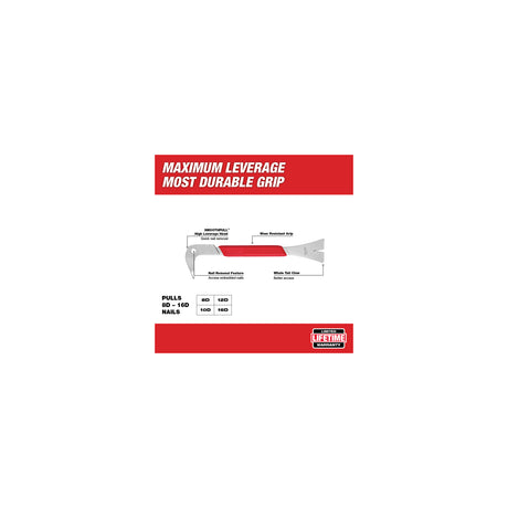 Milwaukee Nageleisen 4932478252 roteswerkzeug