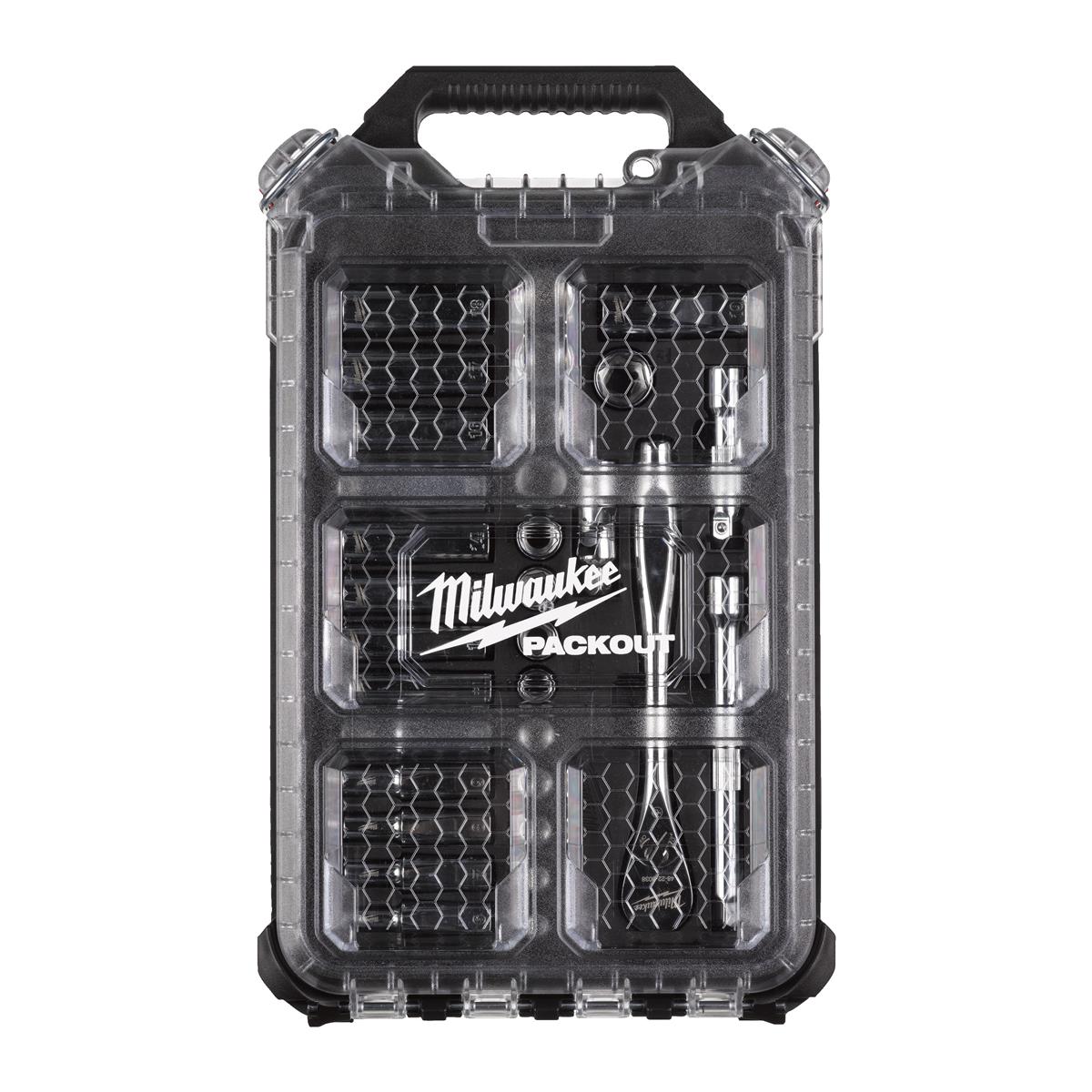 Milwaukee ratchet and socket wrench set 4932478813