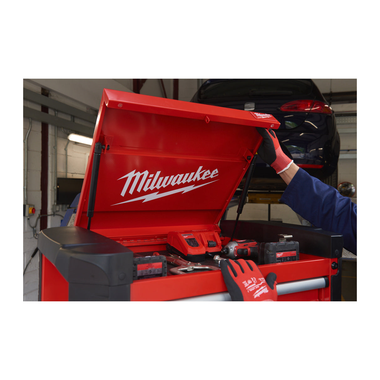 Milwaukee Werkstattwagen SRC30-1 4932478849 roteswerkzeug