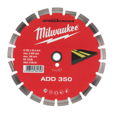 Milwaukee Diamanttrennscheibe ADD 4932478952 roteswerkzeug