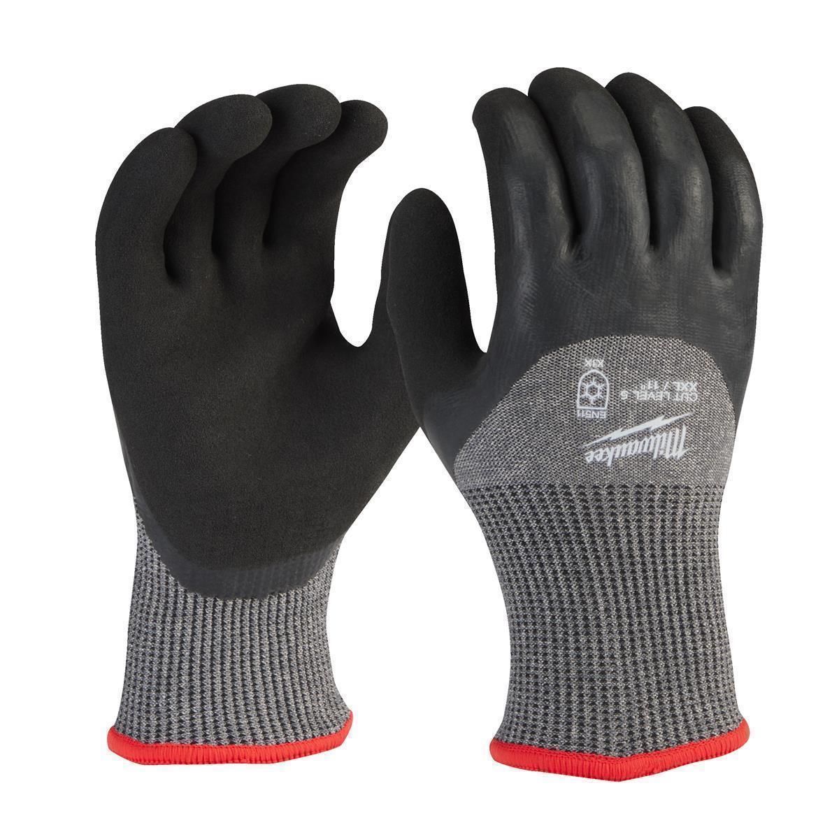 Milwaukee Kälte-Schnittschutzhandschuhe Rot 8 / M 4932479558