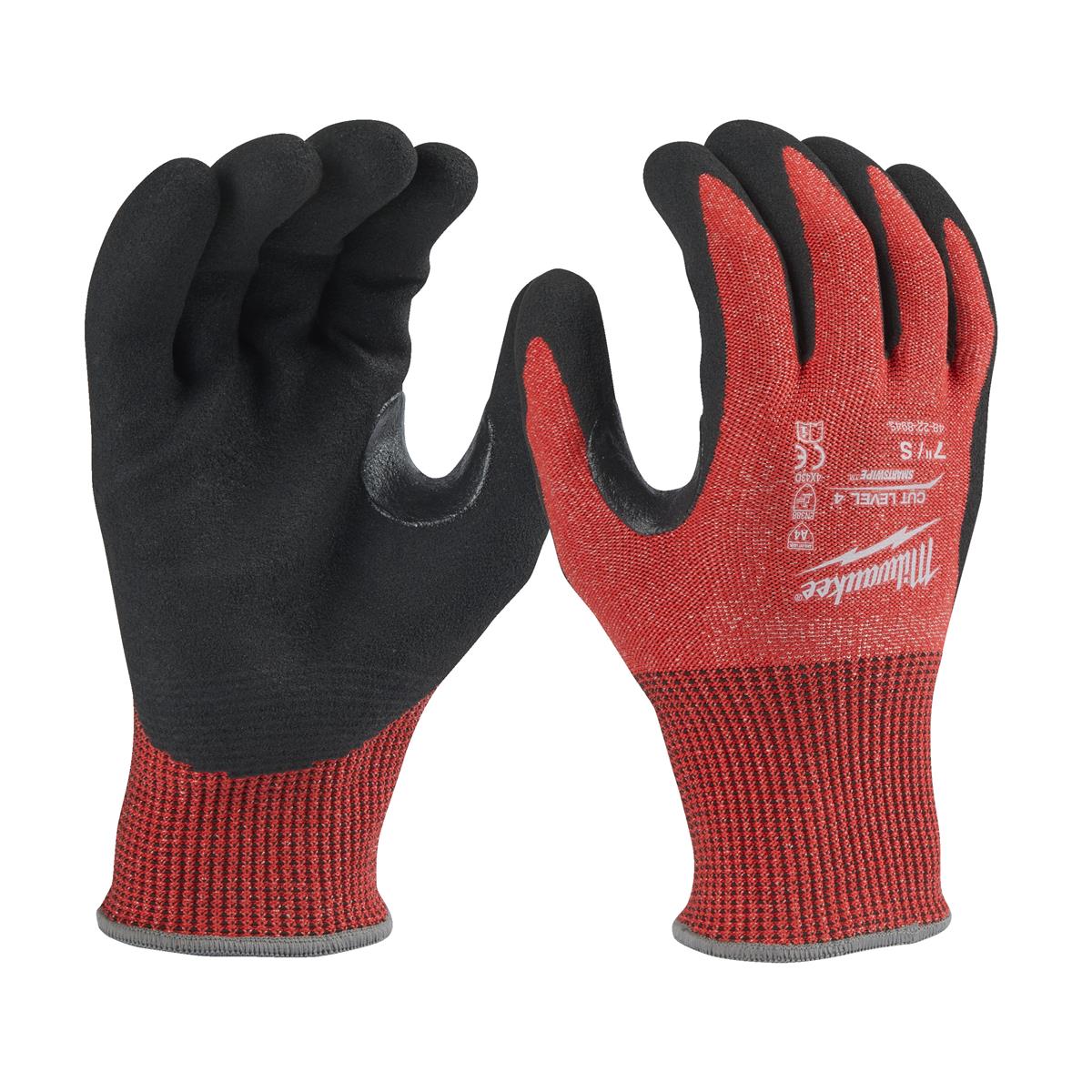 Milwaukee Cut Resistant Gloves 4/D Gray 7 / S 4932479911