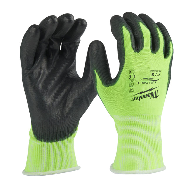 Milwaukee Schnittschutzhandschuhe Weiß 7 / S HI-VIS roteswerkzeug