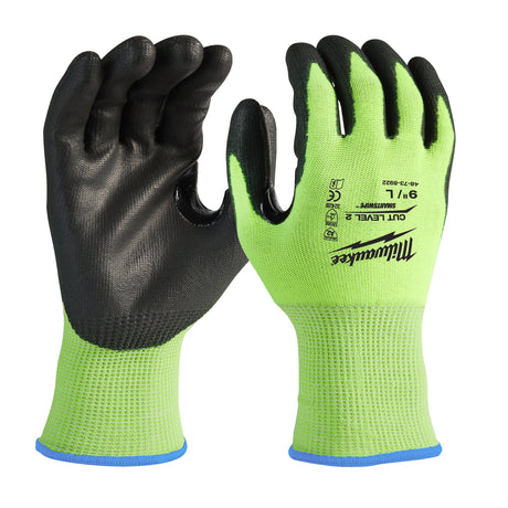 Milwaukee Schnittschutzhandschuhe Blau 8 / M HI-VIS roteswerkzeug