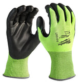 Milwaukee Cut Resistant Gloves Gray 7 / S HI-VIS