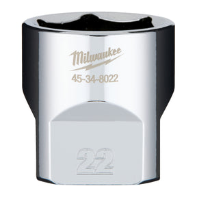 Milwaukee Steckschlüsseleinsatz 22mm 4932479998 roteswerkzeug