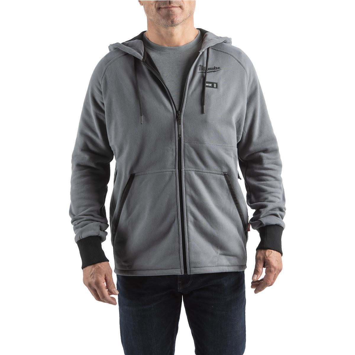 Milwaukee Akku-Heiz-Kapuzenpullover M12 HHGREY4 (M) 4932480067
