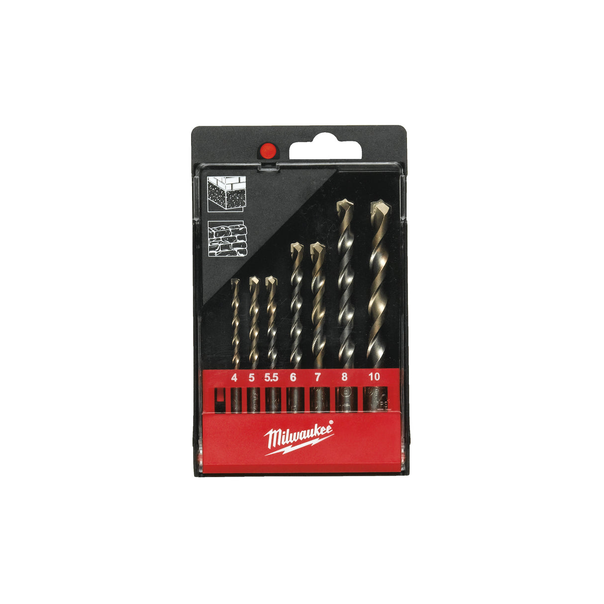 Milwaukee Betonbohrer-Set 4932480158 roteswerkzeug