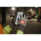 Milwaukee Schnittschutzhandschuhe Grau 9 / L HI-DEX roteswerkzeug