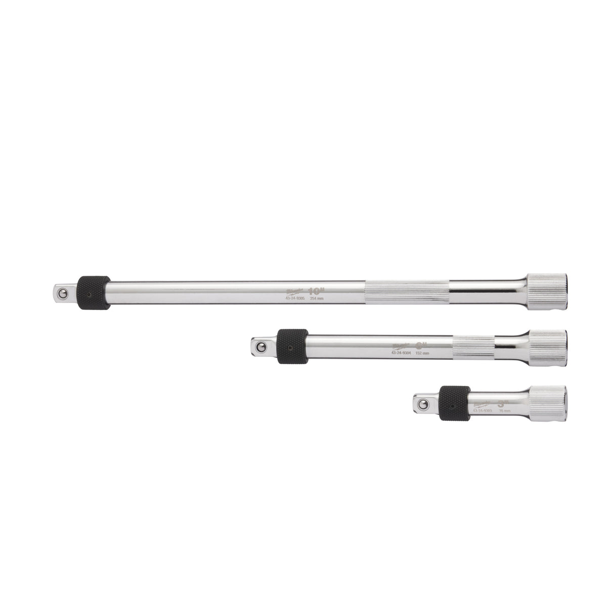 Milwaukee Verlängerung, verriegelbar Set 3/8 Zoll 3/8" (3) 4932480644