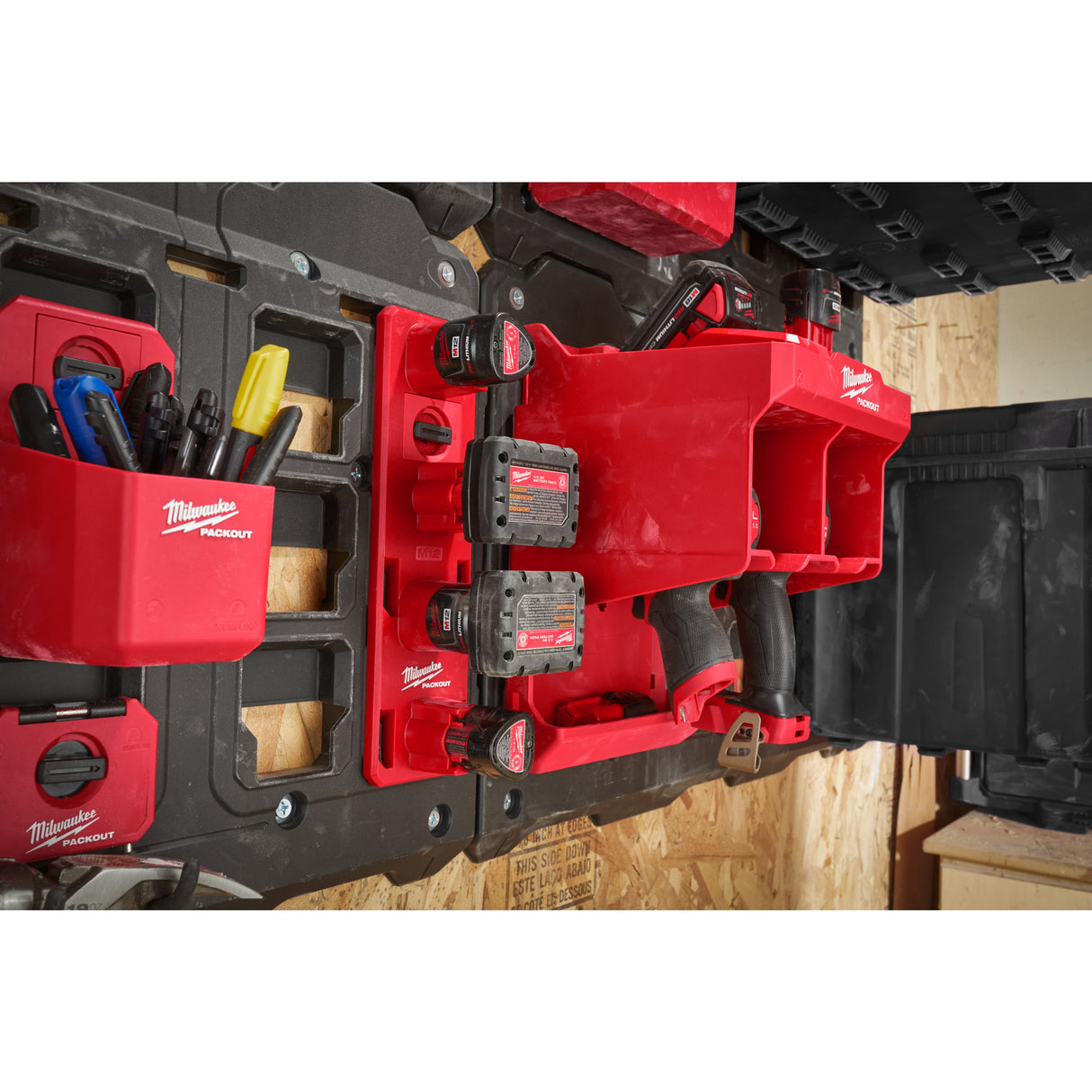 Milwaukee M12 Akkuhalter PACKOUT 4932480708 roteswerkzeug