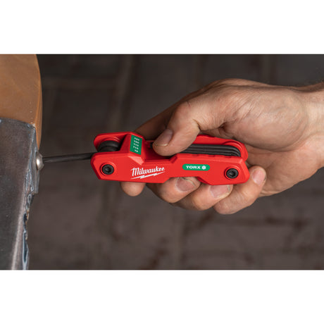 Milwaukee Klapp-Torxschlüssel-Set 4932480979 roteswerkzeug