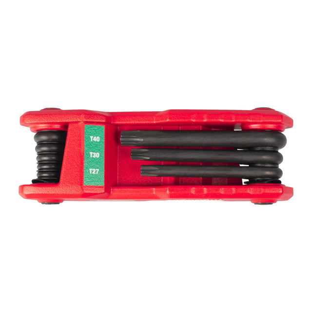 Milwaukee Klapp-Torxschlüssel-Set 4932480979 roteswerkzeug