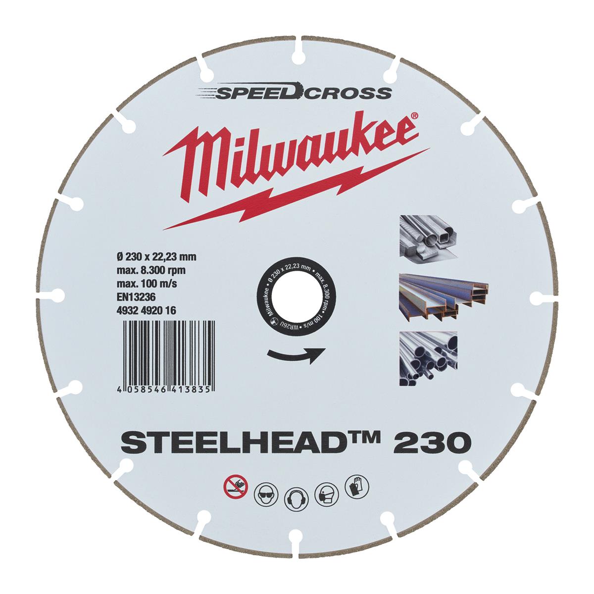 Milwaukee diamond cutting disc DH STEELHEAD 4932492016