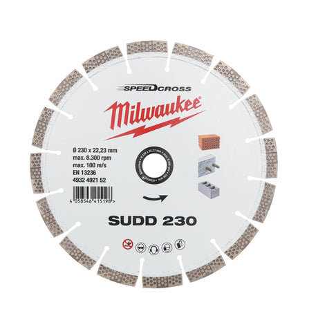 Milwaukee Diamanttrennscheibe SPEEDCROSS SUDD 4932492152 roteswerkzeug