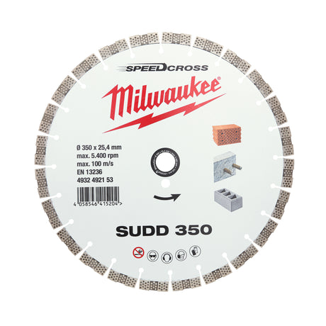 Milwaukee Diamanttrennscheibe SPEEDCROSS SUDD 4932492153 roteswerkzeug