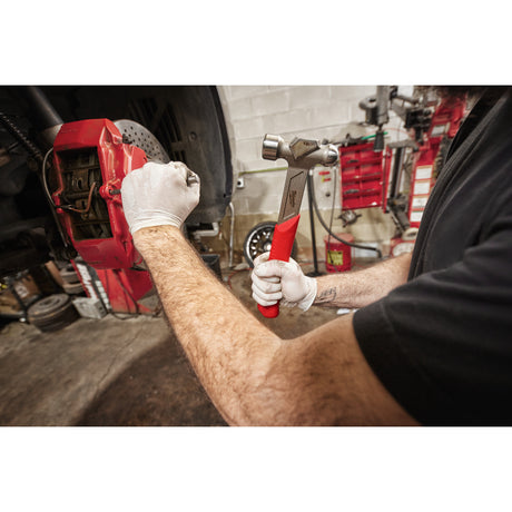 Milwaukee Schlosserhammer englische Form 4932492346 roteswerkzeug
