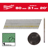 Milwaukee Nägel 80mm 4932492589 roteswerkzeug