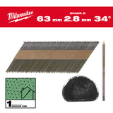 Milwaukee Nägel 63mm 4932492600 roteswerkzeug