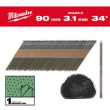 Milwaukee Nägel 90mm 4932492604