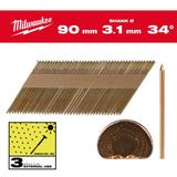 Milwaukee Nägel 90mm 4932492615