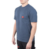 T-shirt de travail Milwaukee WTSSBLU-XXL 4932493017
