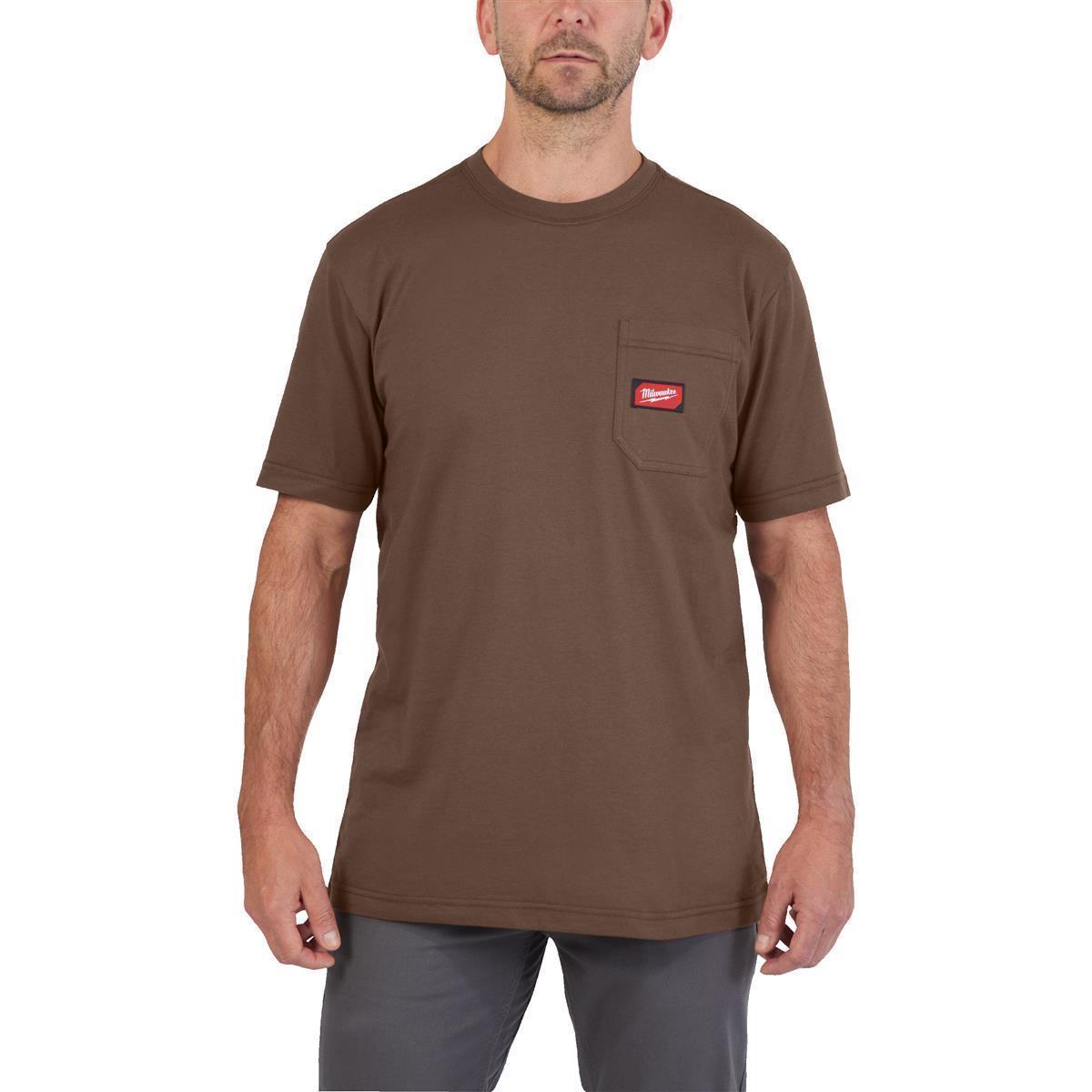 T-shirt de travail Milwaukee WTSSBR-M 4932493029