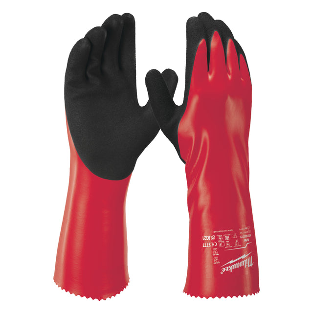 Milwaukee Chemische Handschuhe Grip 9 / L 4932493230 roteswerkzeug