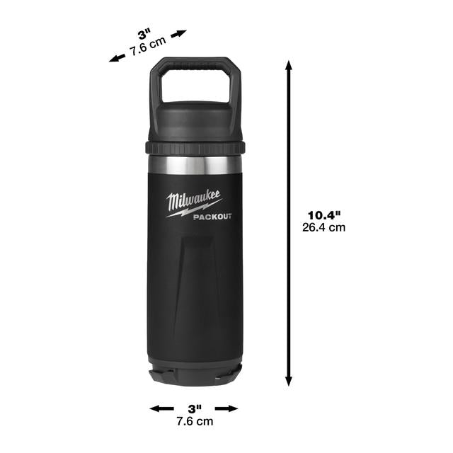 Milwaukee PACKOUT thermos bottle 710ml black 4932493466