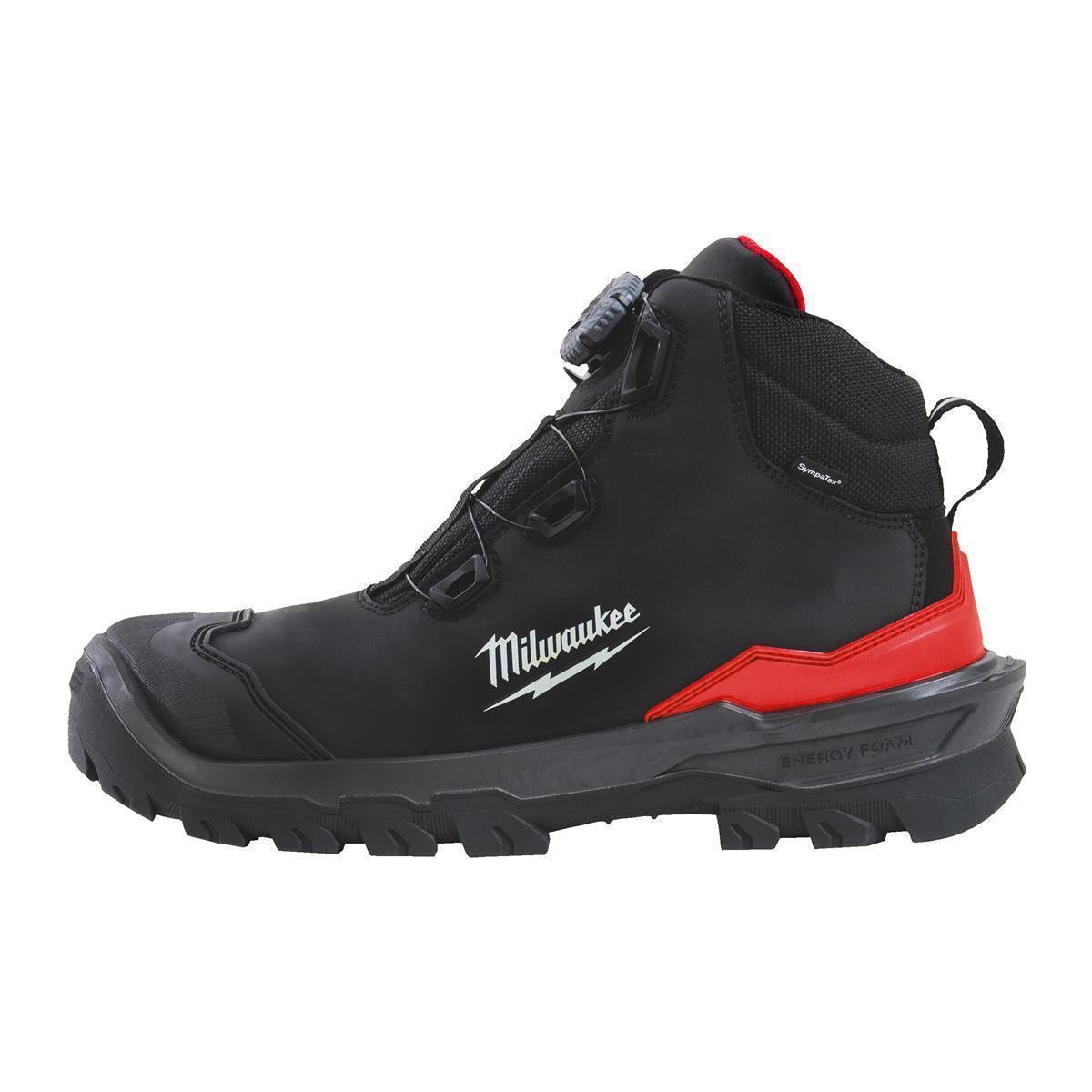 Milwaukee Sicherheits-Schnürstiefel BOA ARMOURTRED S7S Mikrofaser schwarz Größe 48 4932493802