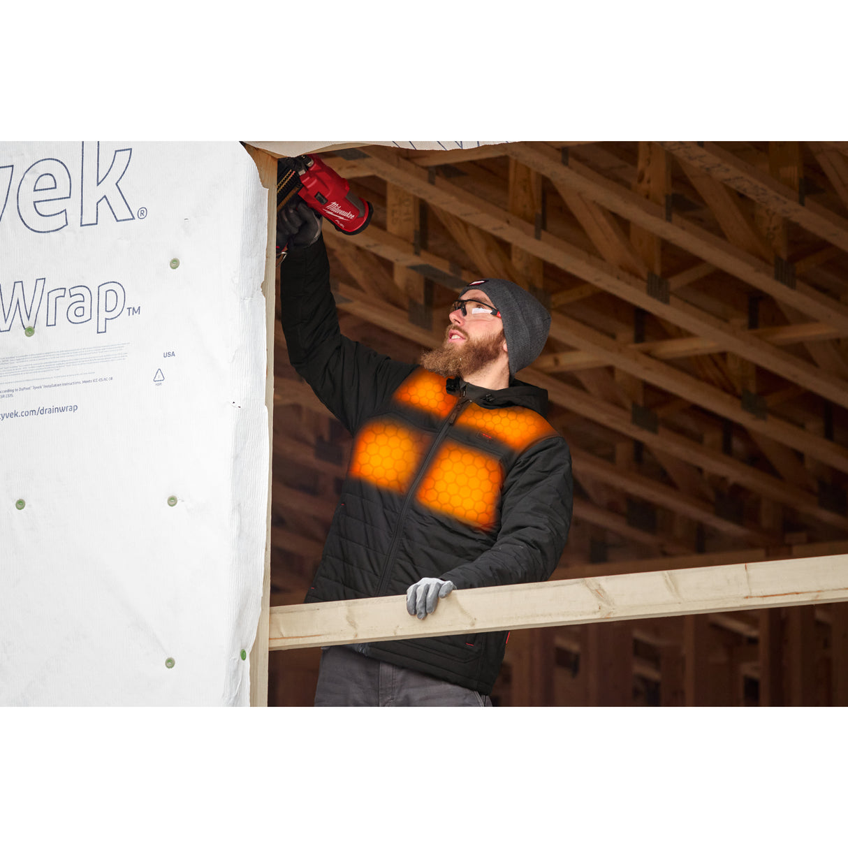 Milwaukee Akku-Heizsteppjacke M12HPJBL3-0 Größe S 4932493837