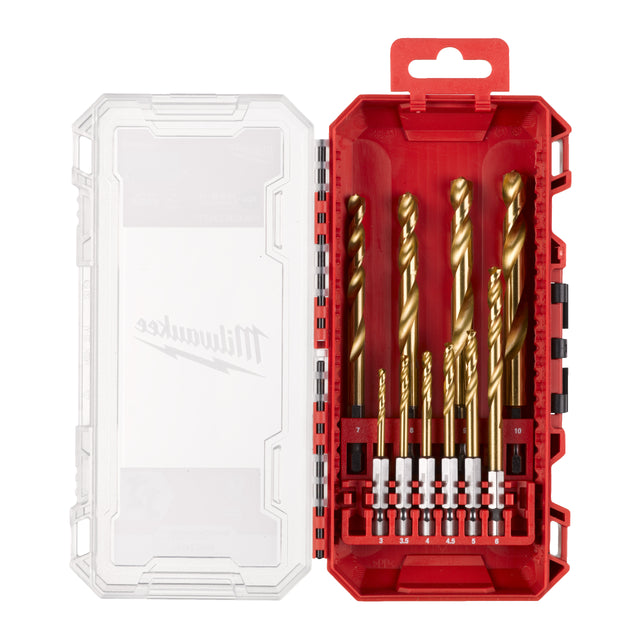 Milwaukee Metallbohrer-Set HSS-G SHOCKWAVE 4932493865 roteswerkzeug