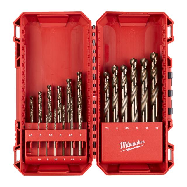 Milwaukee RED COBALT Metallbohrer-Set HSS-G 4932493867