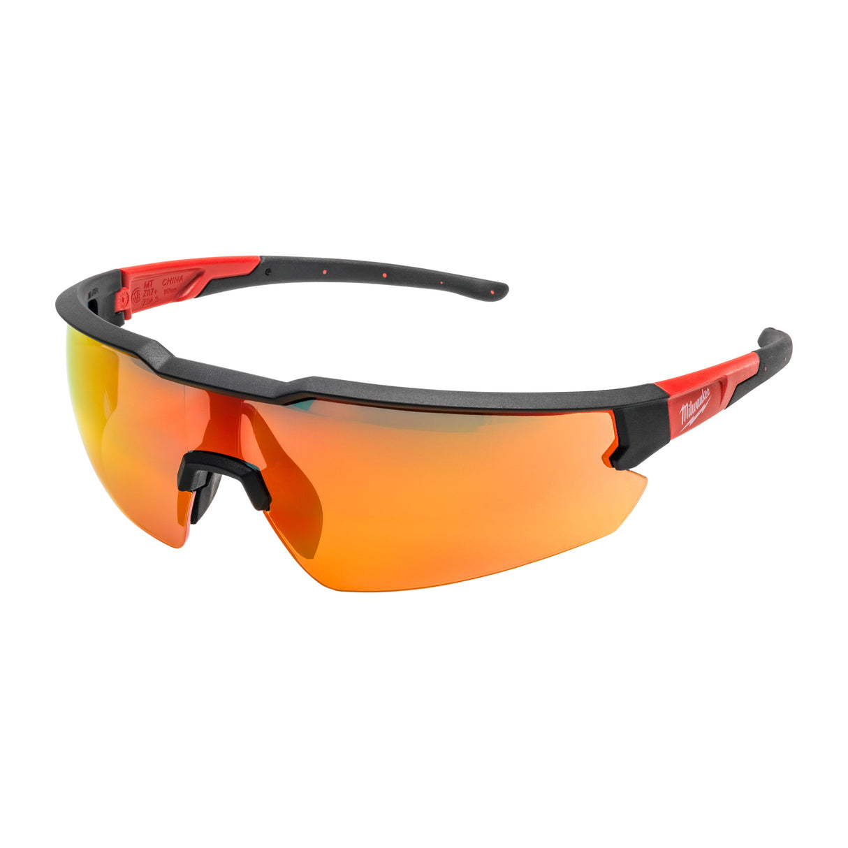 Milwaukee Schutzbrille kratzfest rot verspiegelt 4932498548