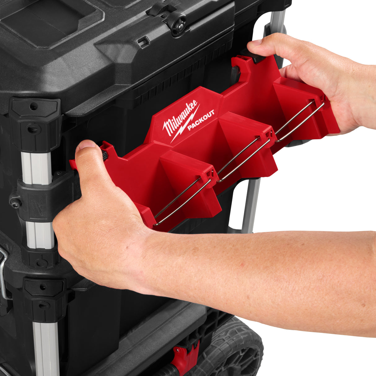 Milwaukee Seitenhalterung PACKOUT f.langeWerkzeuge 4932498649