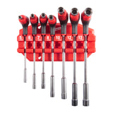 Milwaukee Schraubenzieherset T-Griff T-Griff-Set Steckschlüssel Softgrip 4932498704