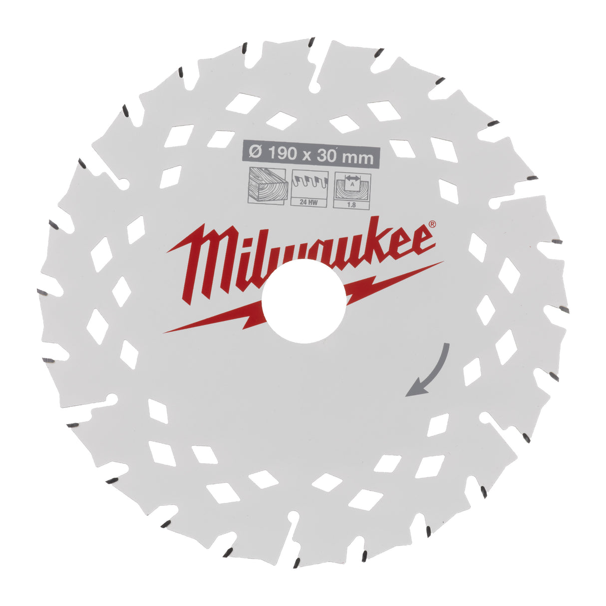 Milwaukee Kreissägeblatt KREISSÄGEBLATT 190/30MM Z24 1,8 mm HOLZ 4932498976