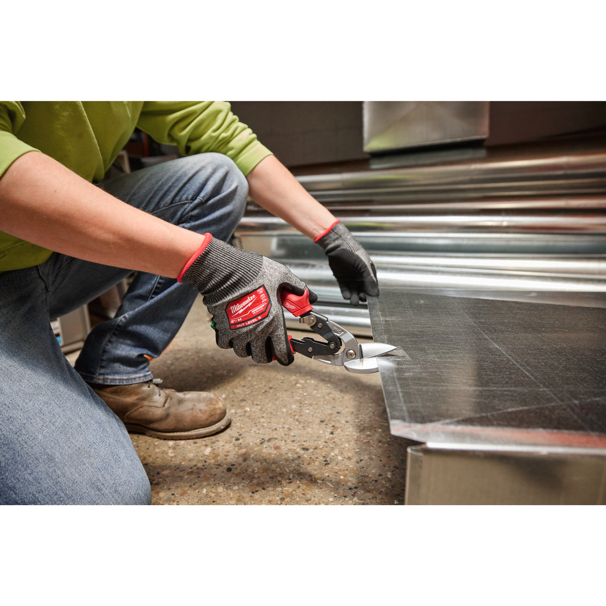 Milwaukee Blechschere gebogen, rechter Schnitt XXX 4932499016