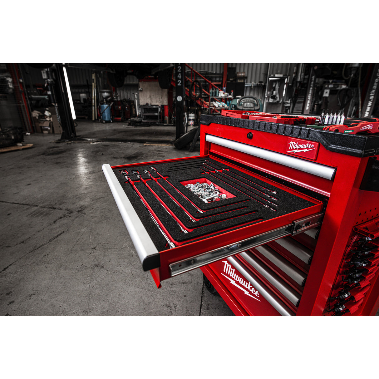 Milwaukee Schaumstoffeinlage T-Gelenkschlüssel Einlage 10-tlg. 4932499295