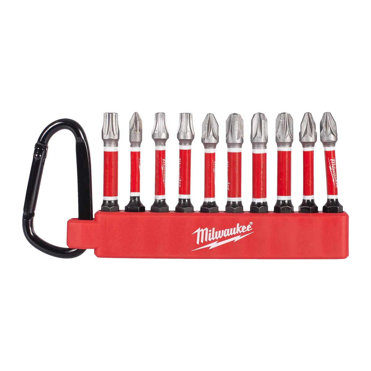 Milwaukee Carabiner-Set 3 SHOCKWAVE (10tlg) XXX 4932500397