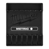Milwaukee Bit-Steckschlüsseleinsatz-Set 3/8 Zoll 3/8 lang (7) schw 4932500436