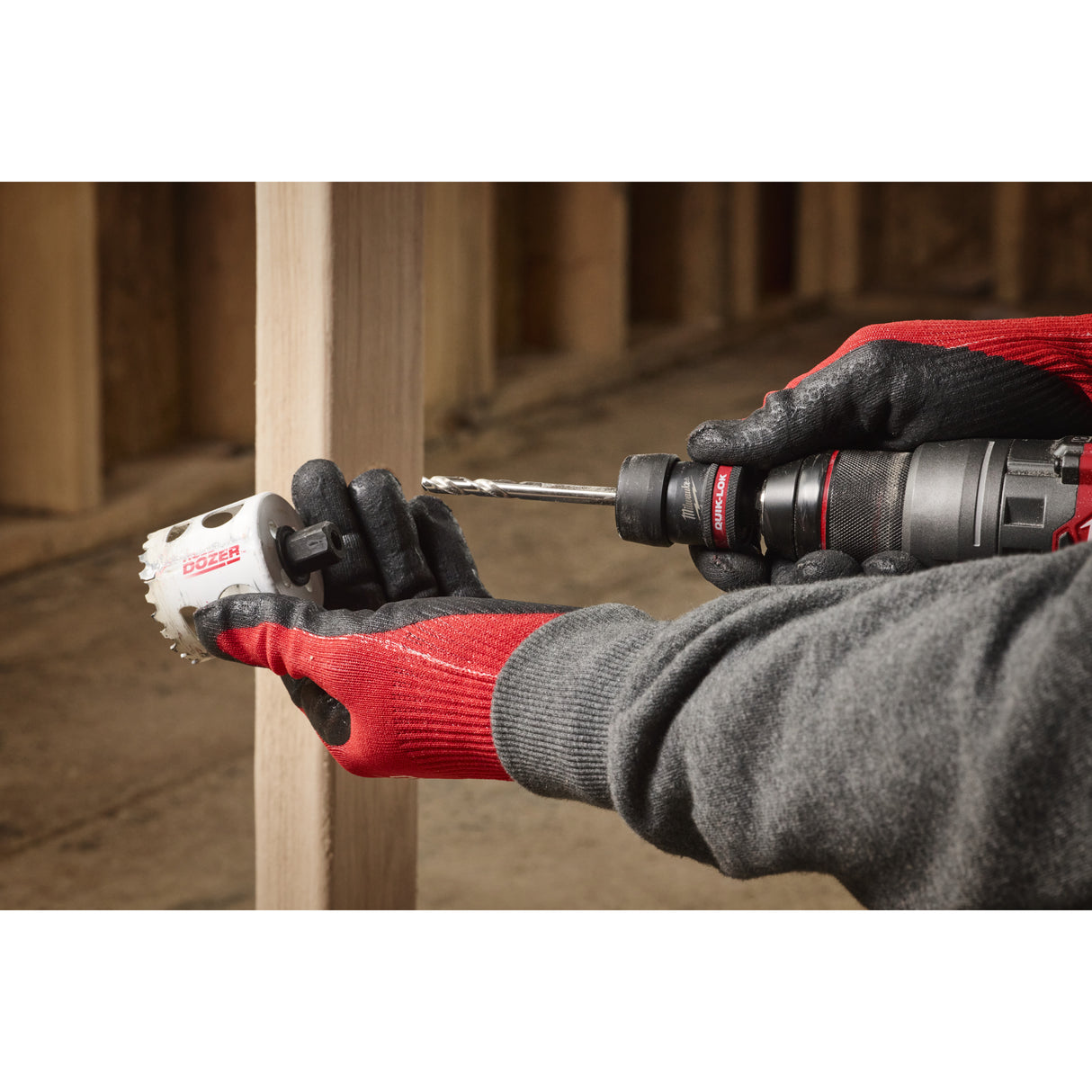 Milwaukee Adapter QUIK-LOK XL 5/8"x18 f.Lochs.(2) 4932500552