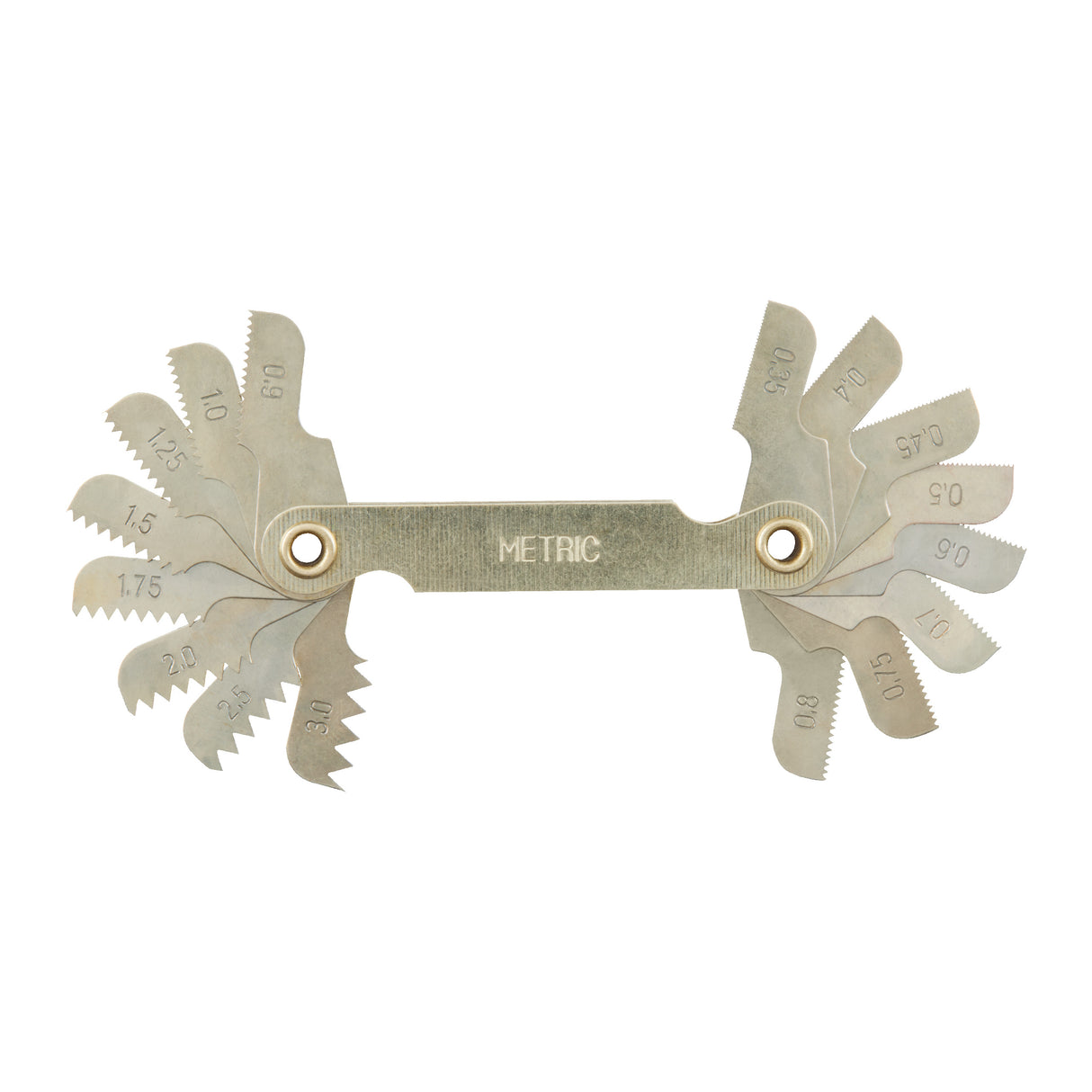 Milwaukee Gewindelehre Gewindelehre, metrisch 0,35 - 3,00 mm 4932500630