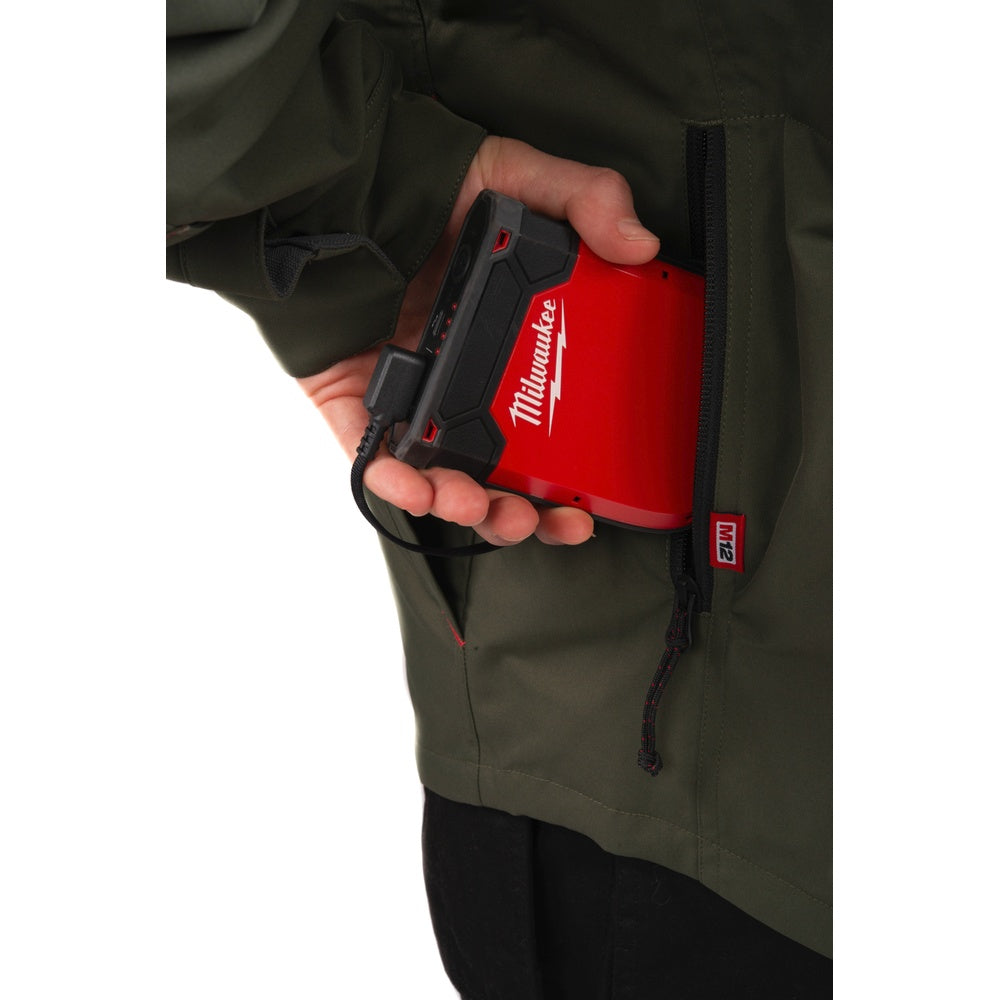 Milwaukee Akku-Heiz-Hemdjacke Grün Größe S 4932500686