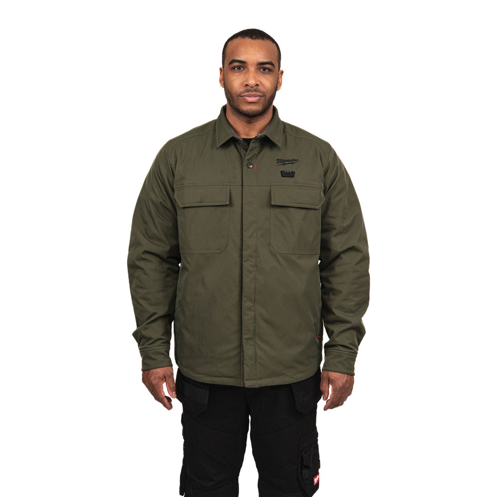 Milwaukee Akku-Heiz-Hemdjacke Grün Größe S 4932500686